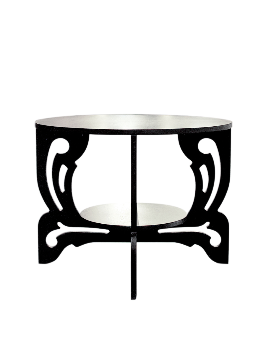 Baluster Coffee table – Black 65cm